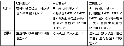 回出厂设置